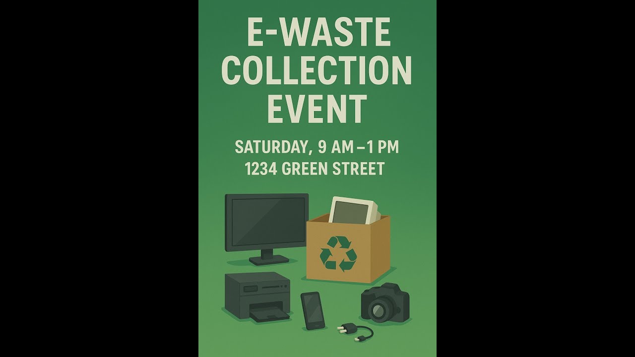 How to Participate in E-Waste Collection Events Near You! Recycle Your Old Electronics the Right Way