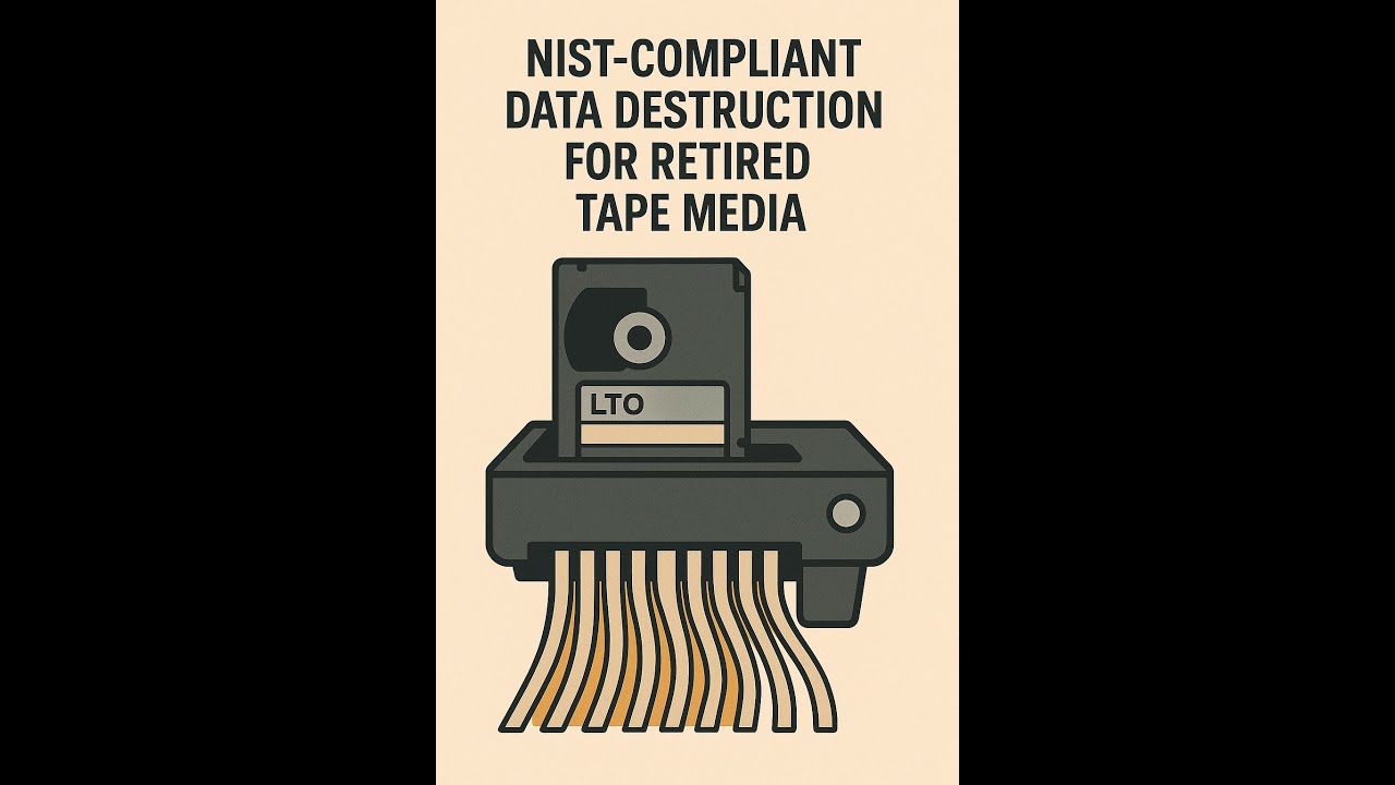 Why NIST-Compliant Data Destruction Is a Must for Retired Tape Media | LTO Security Explained