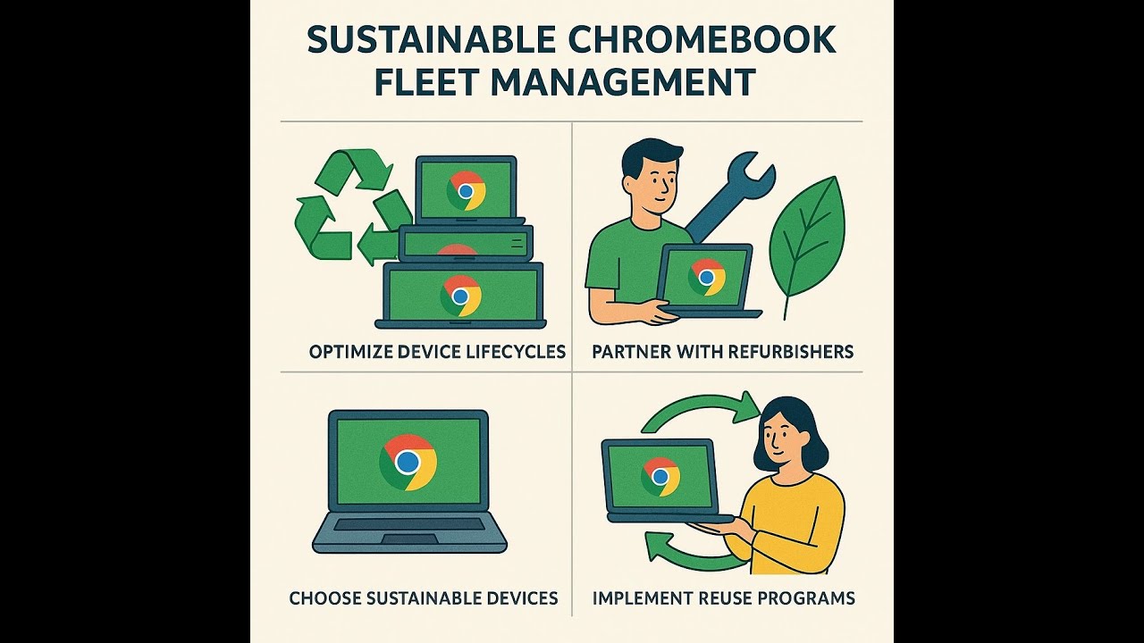 How Schools & Universities Can Refresh Chromebooks Sustainably | Eco-Friendly IT Management Tips