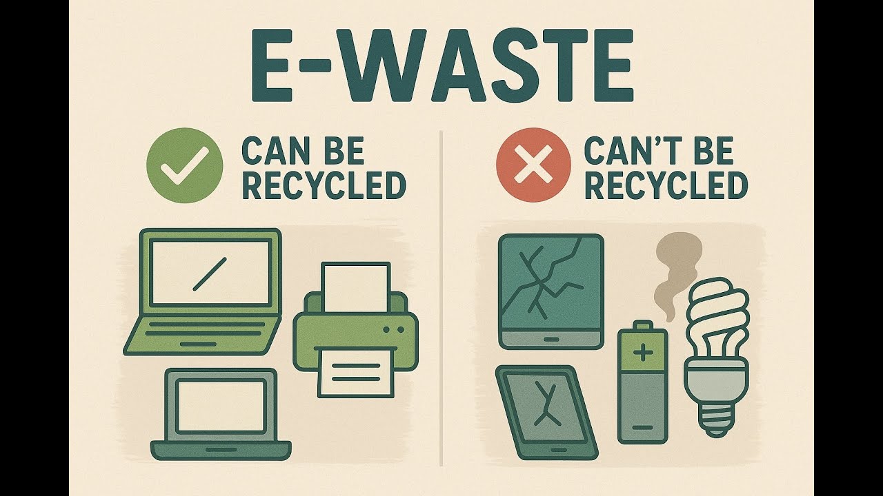 E-Waste Explained: What You Can Recycle & What You Can’t ♻️