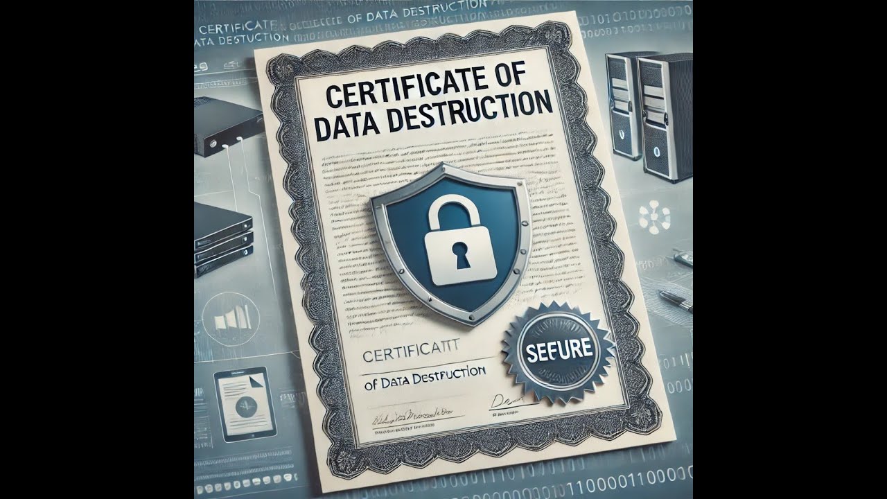 Why Your Business Needs a Certificate of Data Destruction