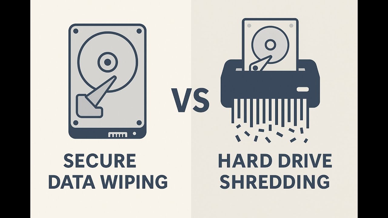 Hard Drive Wiping vs. Shredding: Which Truly Keeps Your Data Safe? 🔐