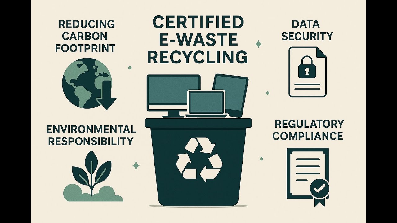 Reducing Carbon Footprint: Why Certified E-Waste Recycling is Smart for Business ♻️🌍