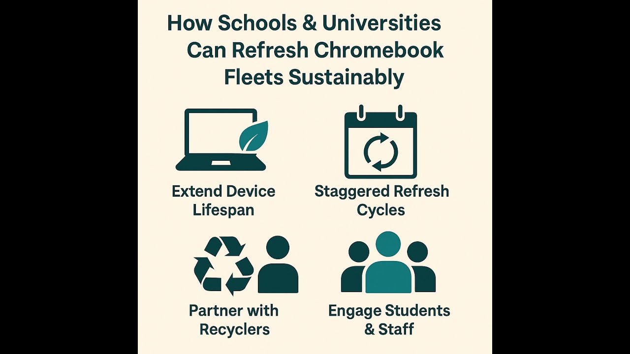How Schools & Universities Can Refresh Chromebook Fleets Sustainably | Cut Costs & Reduce E-Waste