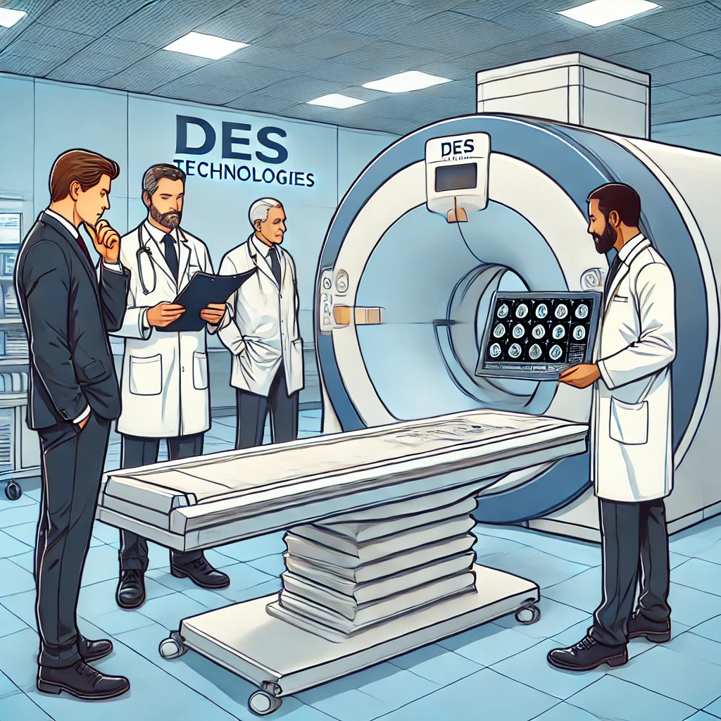 Toshiba Vantage Titan 1.5T MRI cartoon