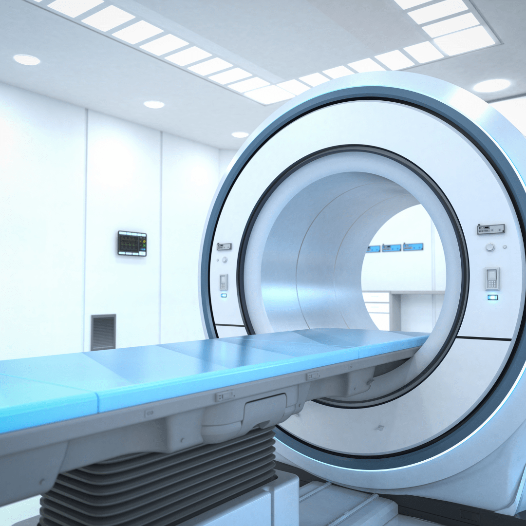 MRI and CT scanner in hospital