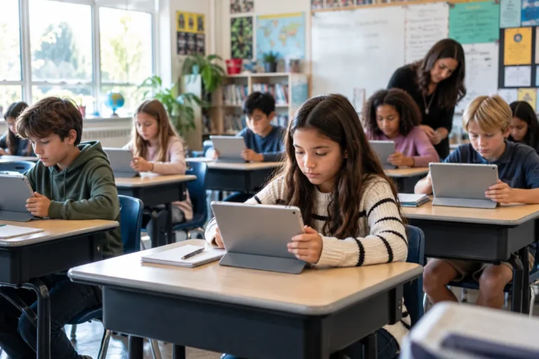 Focused Learning in a Bright Classroom