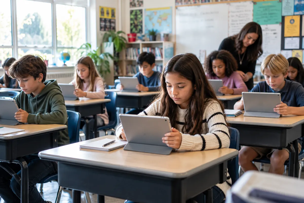 Focused Learning in a Bright Classroom