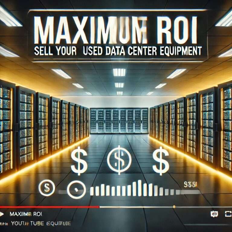 Maximize ROI With Used Data Center Equipment