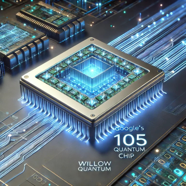 A-futuristic-visualization-of-Googles-Willow-quantum-chip