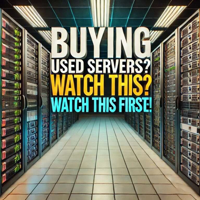 guide to buying used servers video thumbnail