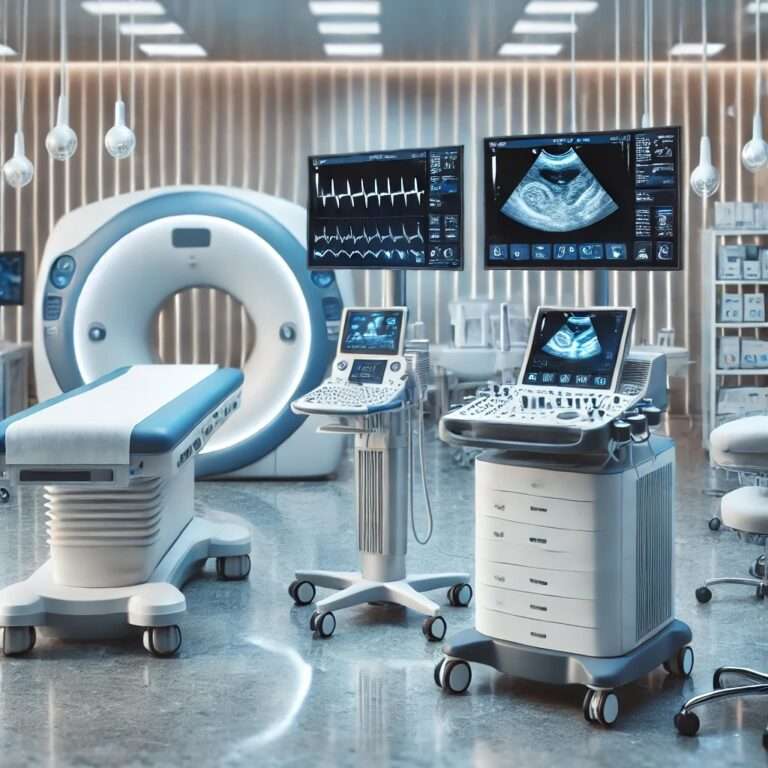 Medical equipment in doctors office
