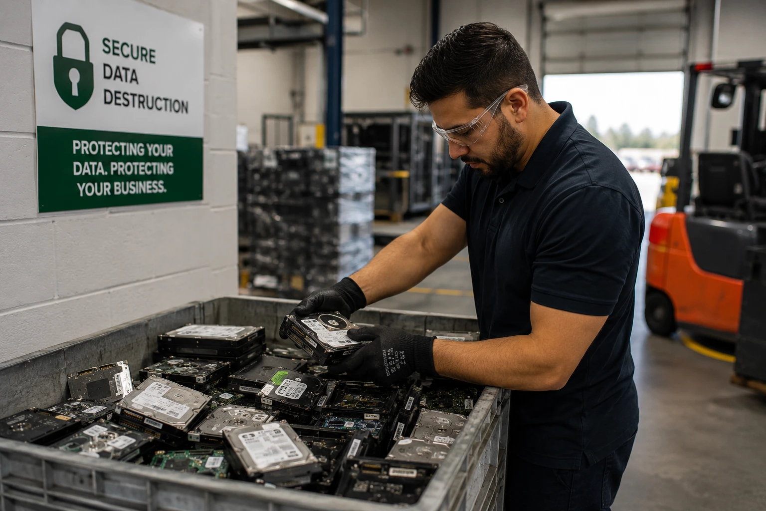 Data destruction in action