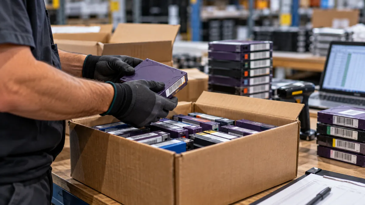 Warehouse Tape Cartridge Inventory