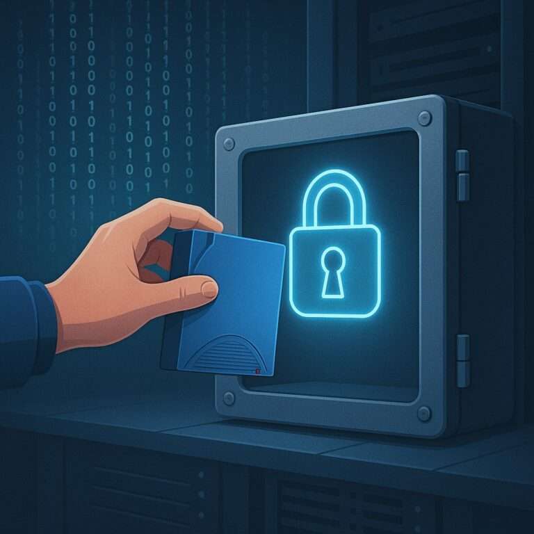 placing lto drive into locked safe