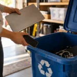 Recycling Old Electronics in a Workshop