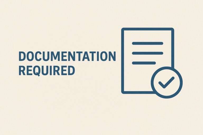 "Documentation Required"