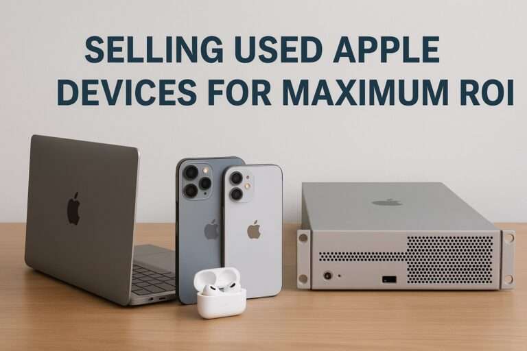 Selling used apple devices for maximum ROI
