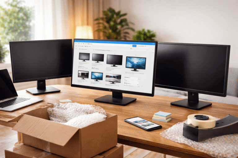 How to sell used monitors online