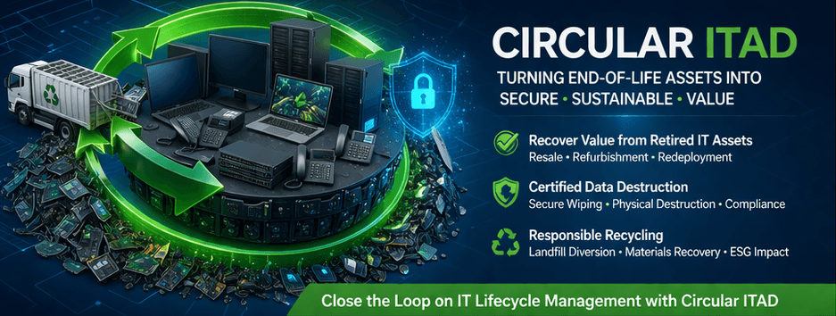 Circular ITAD: Turning End-of-Life IT Assets into Secure and Sustainable Business Value