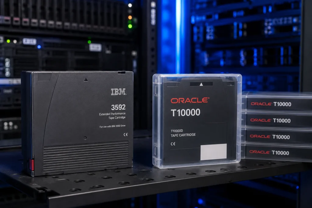 IBM 3592 and Oracle T10000 enterprise tape media buyback at DES Technologies