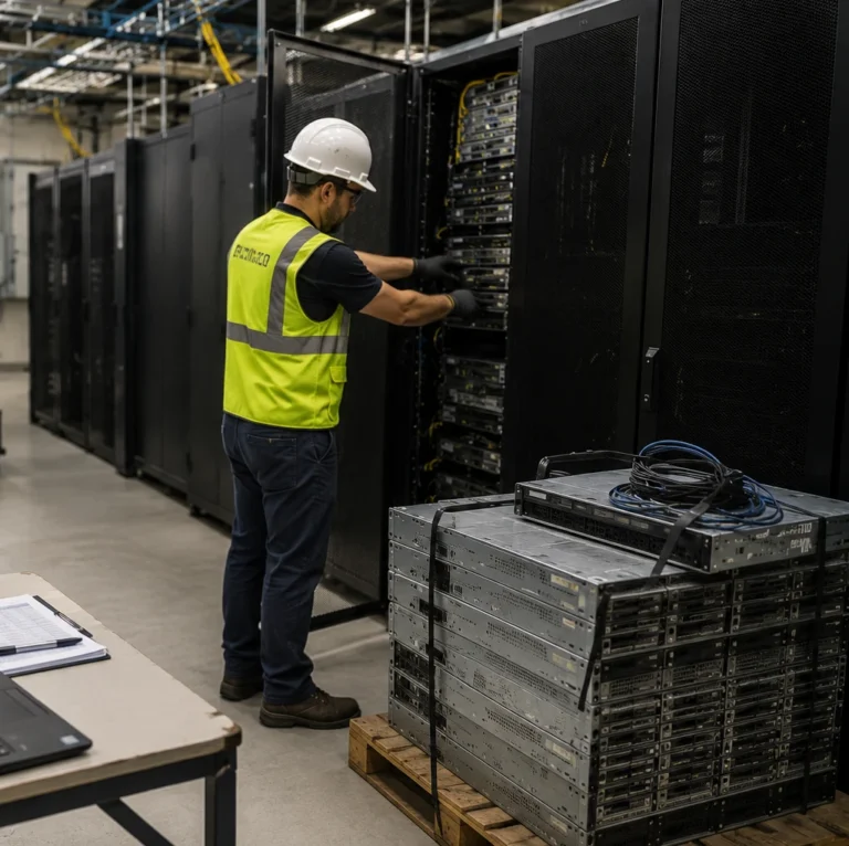 Data center decommissioning in progress