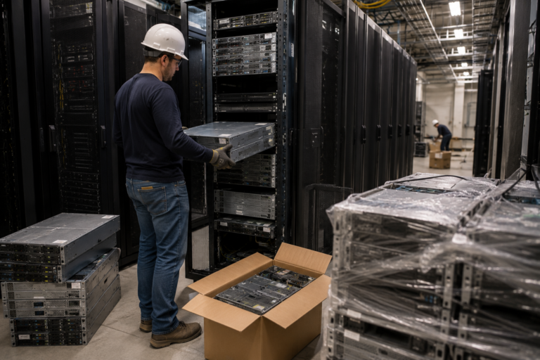 Server maintenance in a data center