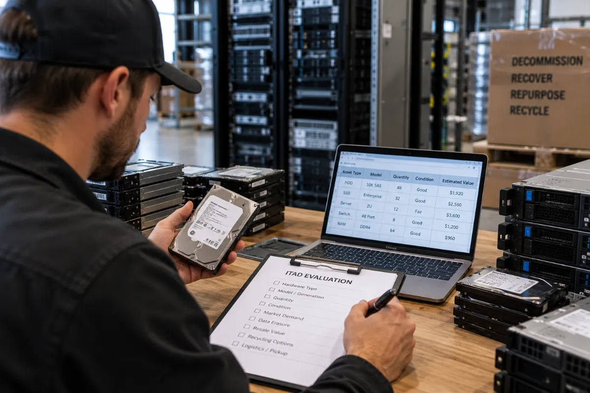 ITAD Evaluation in the Server Room